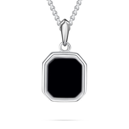 onyx square pendant only